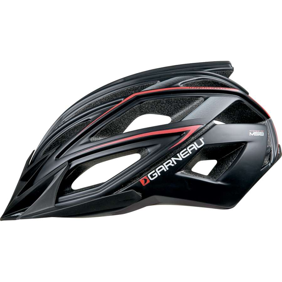 BLACK/red - Garneau Edge Helmet