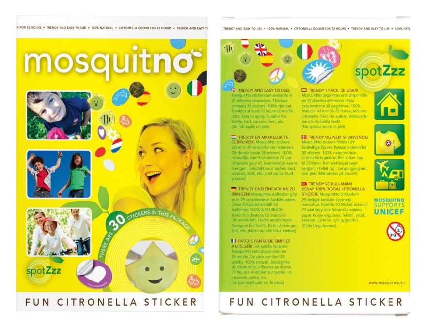  - Mosquitno Mosquitno Fun Citronella Sticker