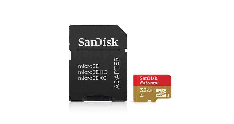  - GoPro SanDisk Extreme® de 32 GB microSDHC™ C/ Adaptador