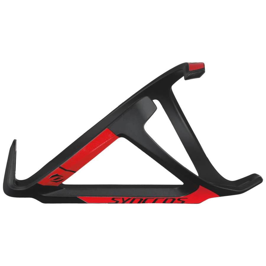 Bla/Neon Red - Vista Lateral - Syncros Bottle cage Tailor Cage 1.5 right
