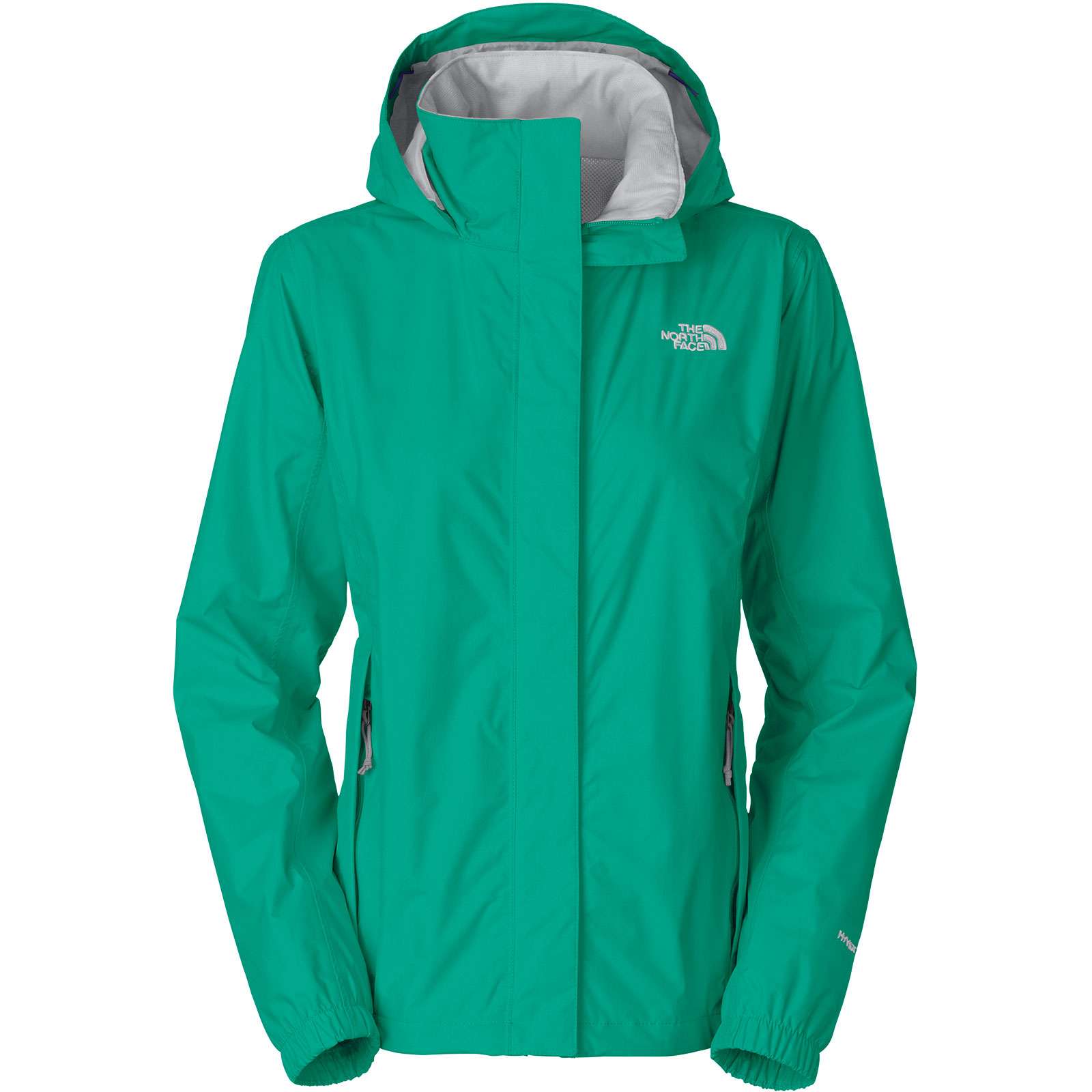 north face windbreaker green