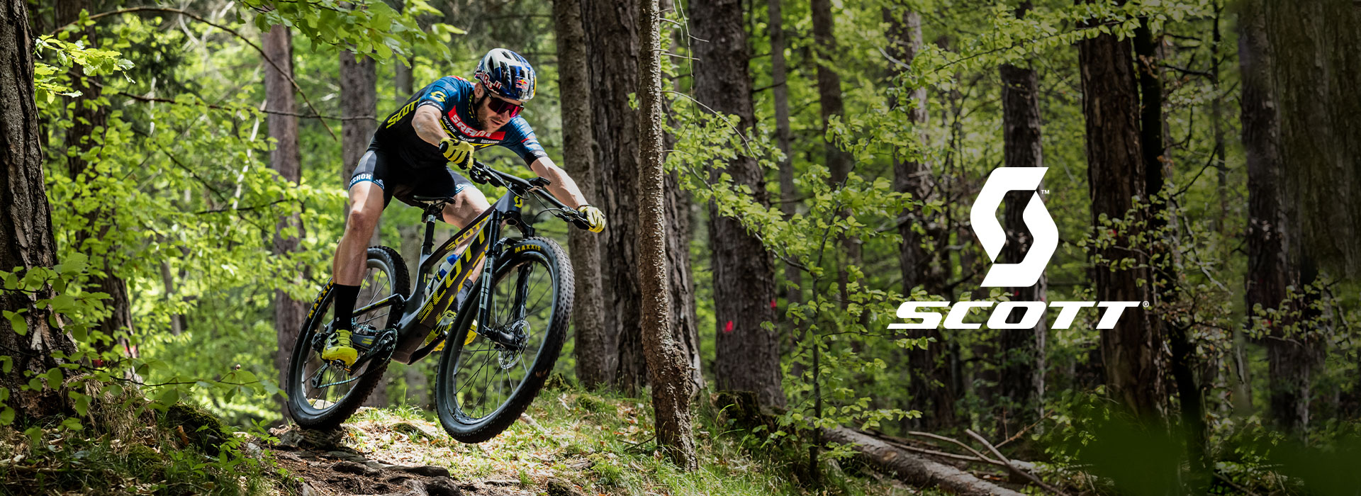 Scott es una marca norteamericana-suiza que produce equipo especializado para ciclismo y running. Fueron los creadores de productos innovadores, la primera MTB de doble suspensión y el bloqueo de suspensión Twin-Lock. Hoy en día cuenta con una alta gama de bicicletas y accesorios para MTB y ruta, así como trail running.