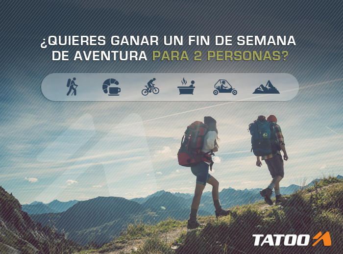 Concurso Tatoo Chile - Gana un fin de semana aventura para 2 personas!