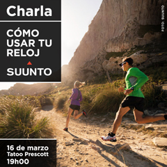 Charla: ¿Cómo usar tu reloj SUUNTO?