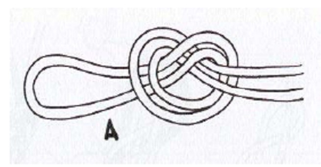 nudo de remate de cabos de cuerdas y mecates 